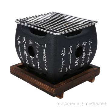 Rede de churrasco de estilo japonês rede de malha de arame de aço inoxidável